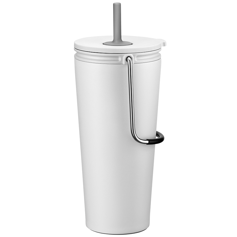 Bình giữ nhiệt có ống hút Lock&amp;Lock Bucket Tumbler with Straw LHC4268 540ml - Màu