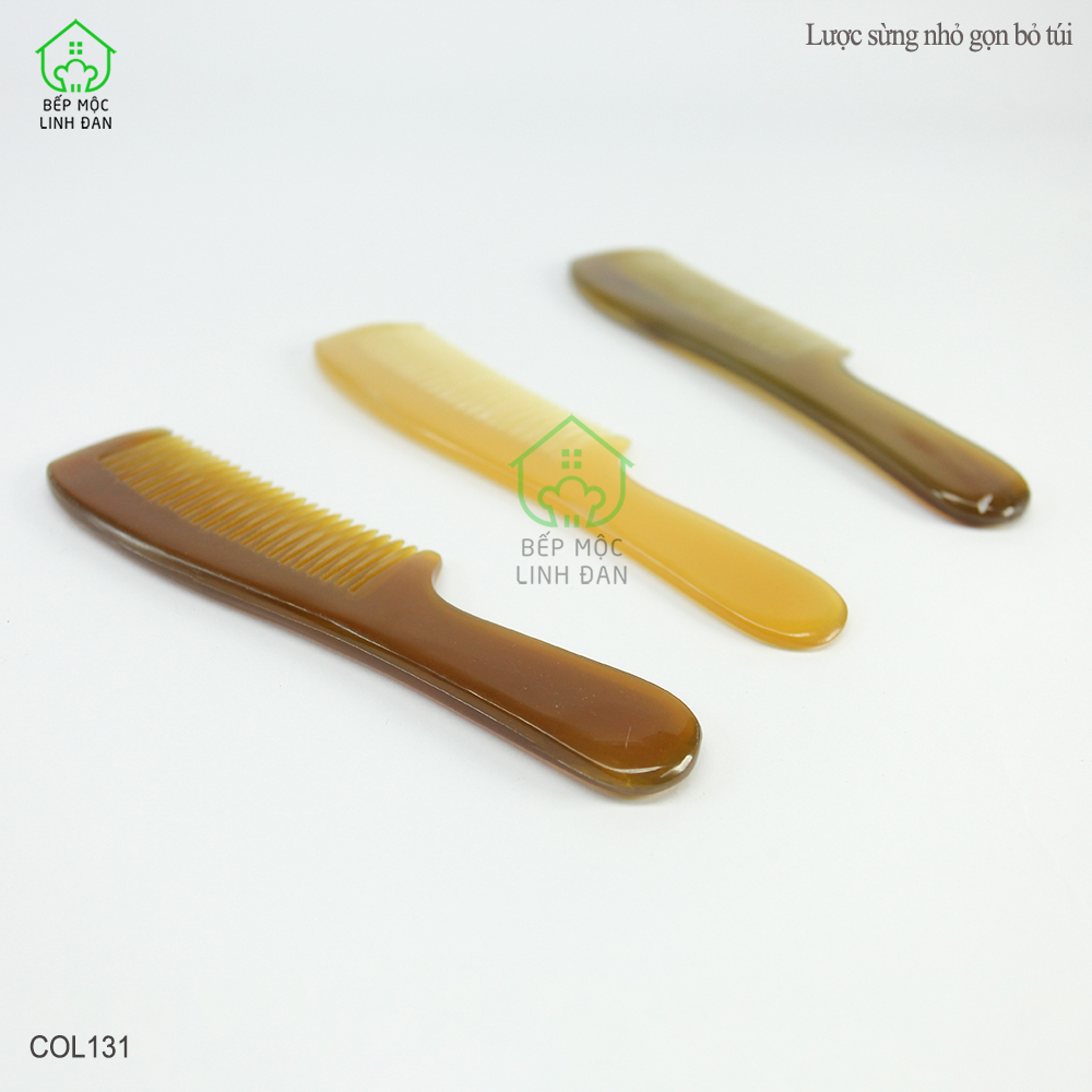 Lược Sừng Nhỏ Gọn Bỏ Túi Xách Mẫu Tiêu Chuẩn