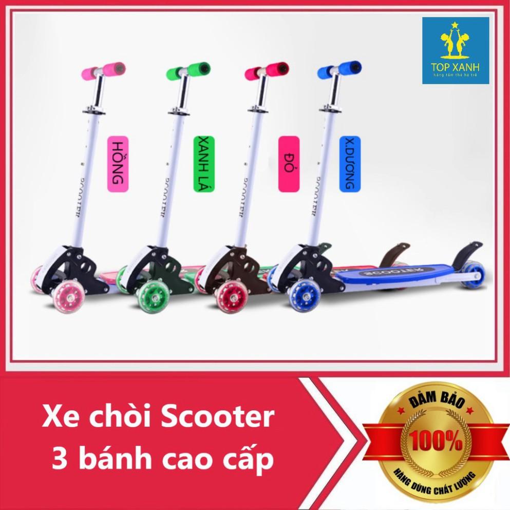 XE SCOOTER CHO BÉ 3 BÁNH CAO CẤP ( ghi chú màu )