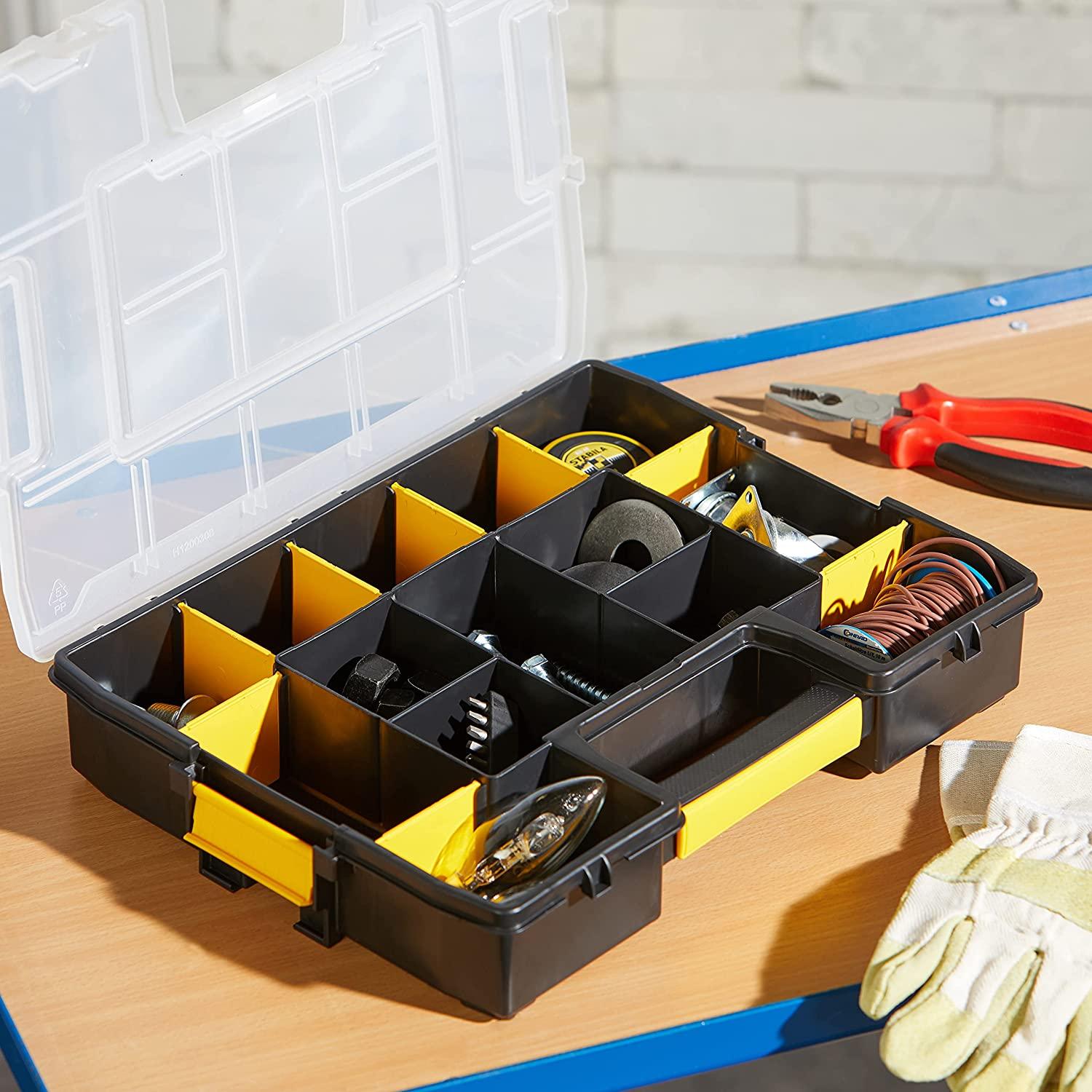 HỘP NHỰA ĐỰNG MŨI KHOAN, ỐC VÍT 14 NGĂN CM STANLEY 1-97-483 - HÀNG CHÍNH HÃNG