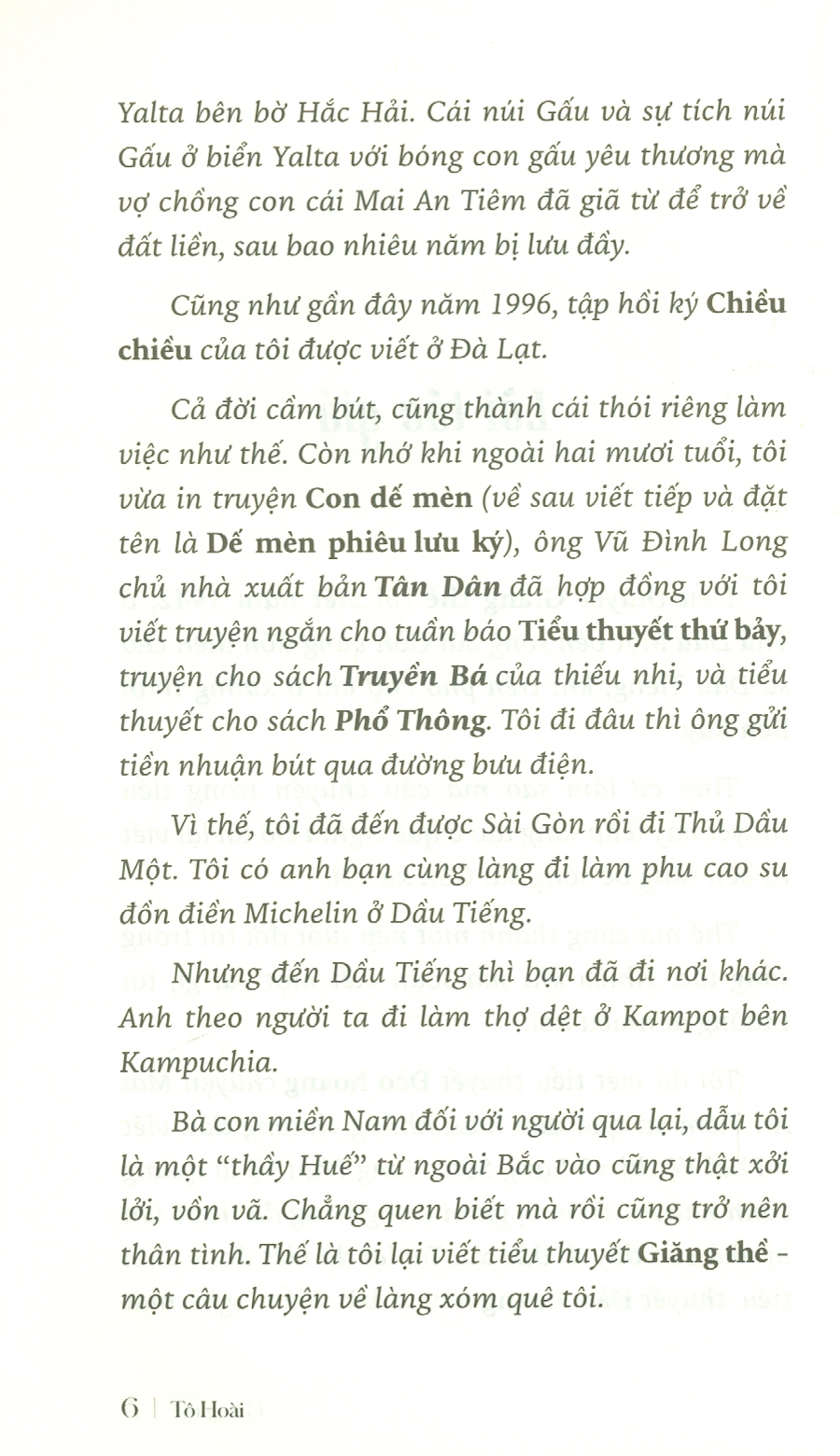 Giăng Thề - Tô Hoài