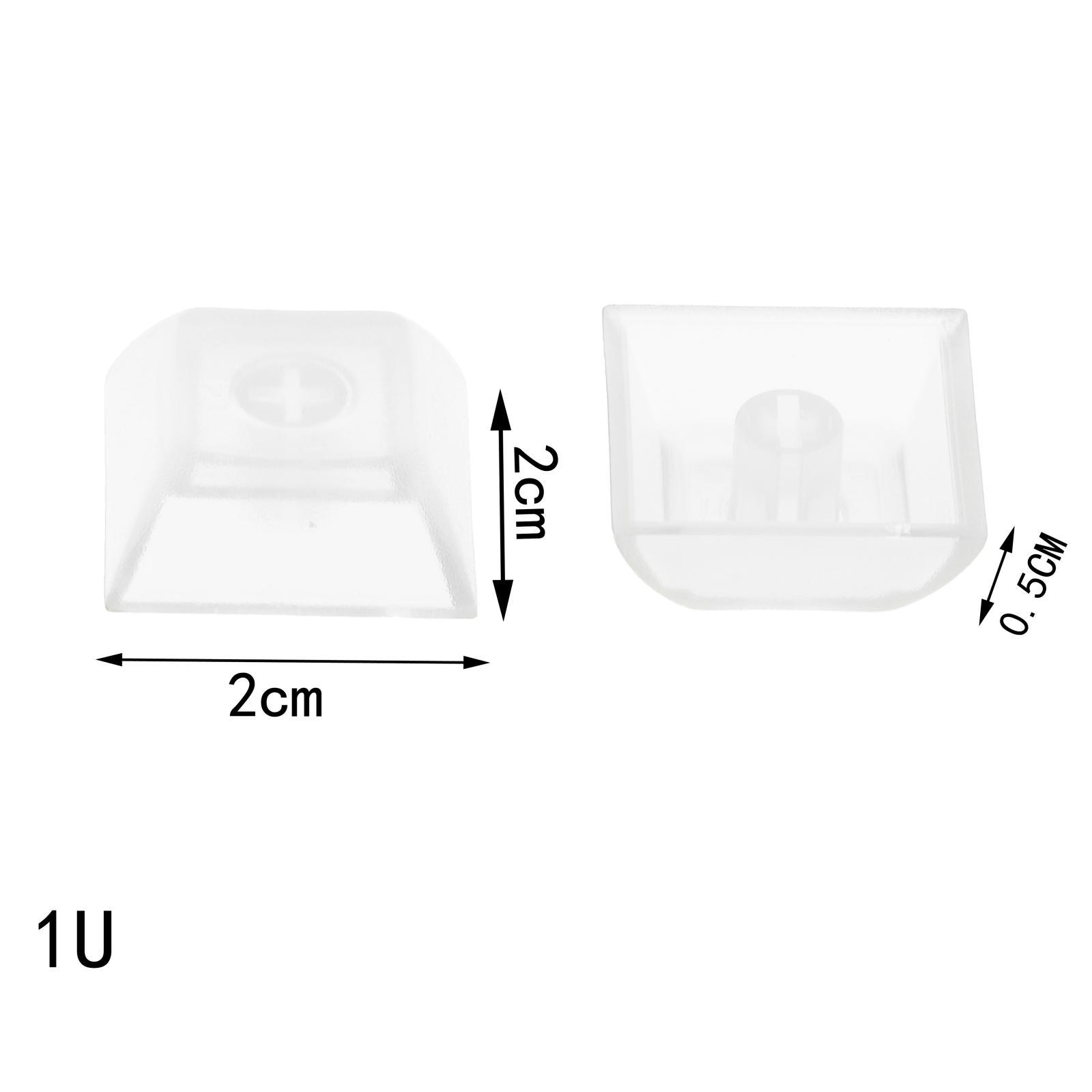 10x 1U Transparent Thick PBT for Switches Game Lovers