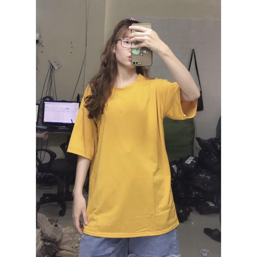Áo thun trơn hè form rộng nam nữ mặc được Nguyễn hoa