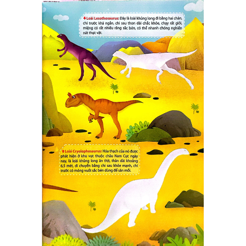 Hình Dán Stickers - 100 Stickers Vương Quốc Khủng Long - Tập 1 Đến Tập 4