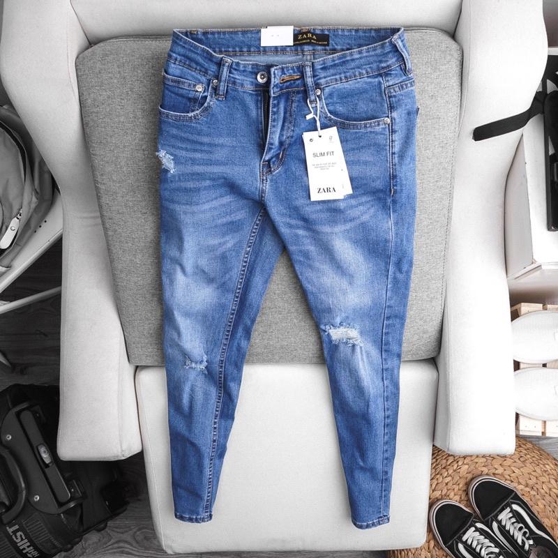 Quần Jean nam VNXK lẻ size sale - jean ôm co giãn