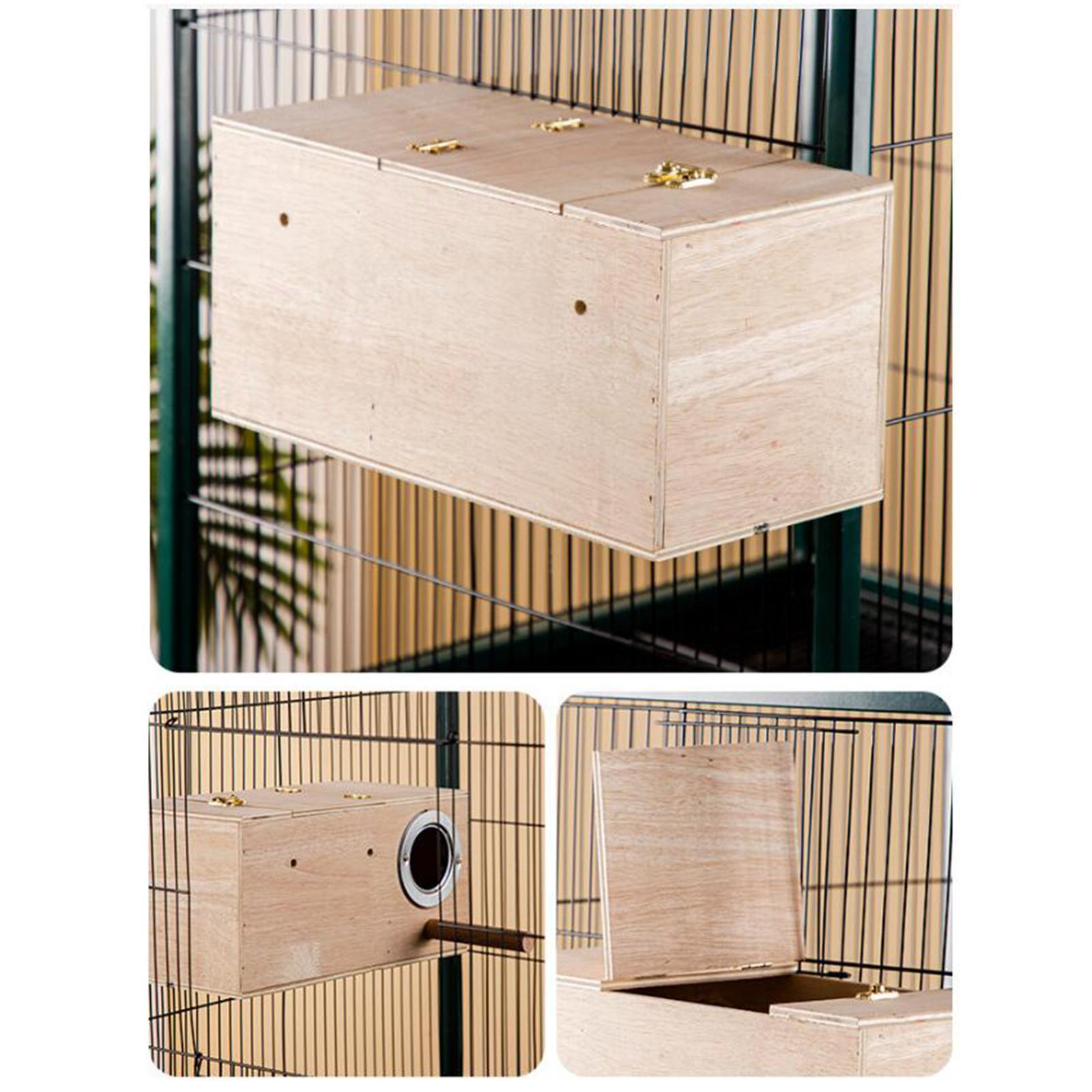 Bird Nest Nesting House Mating Box Hatching Budgie Parrot Breeding Box