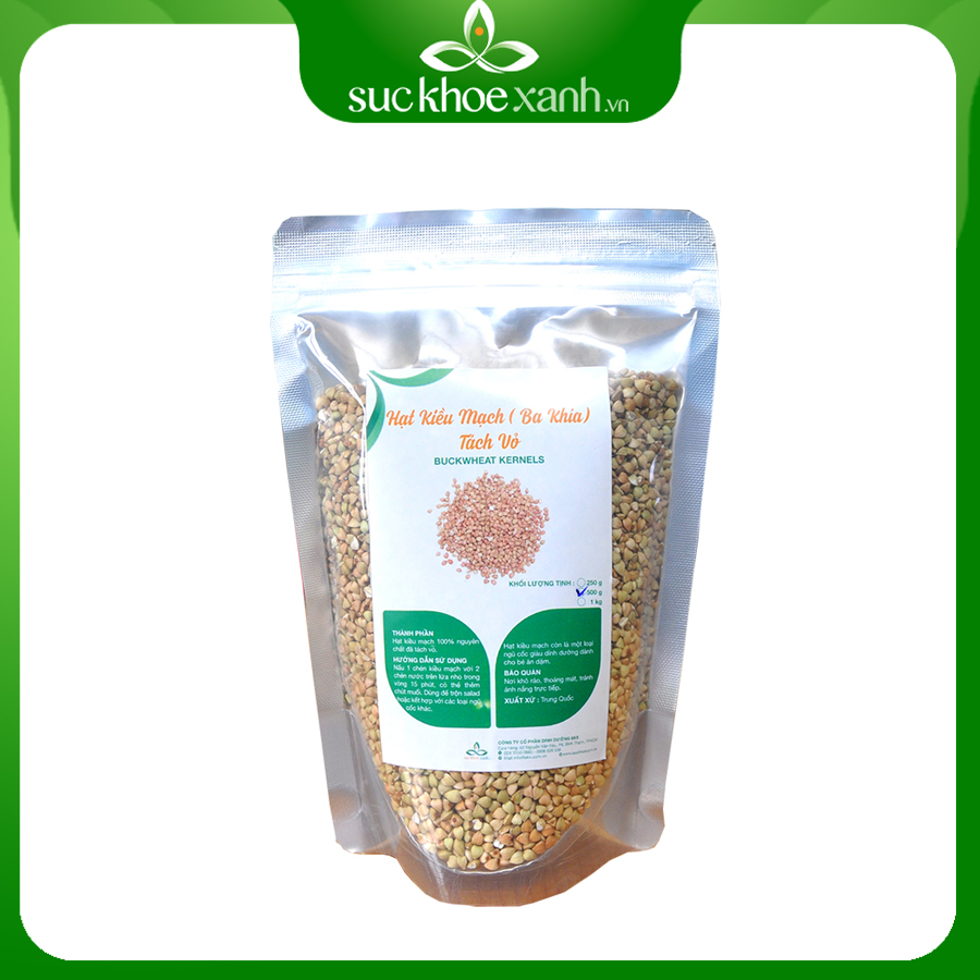 Nhân Hạt Kiều Mạch (Ba Khía) Sức Khỏe Xanh Giàu Dinh Dưỡng Túi 500g Nhập khẩu chính ngạch từ Trung Quốc