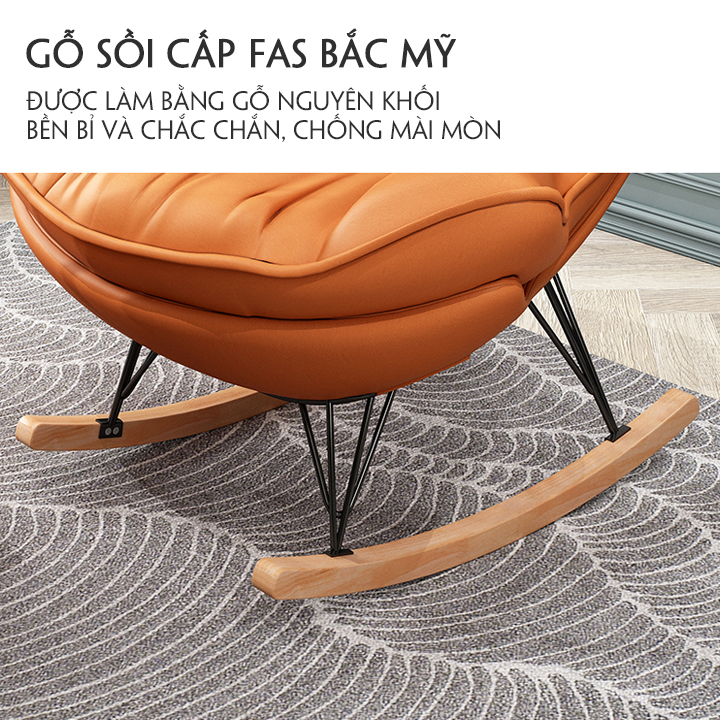 Ghế Sofa da ban công , ghế thư giãn , ghế bập bênh