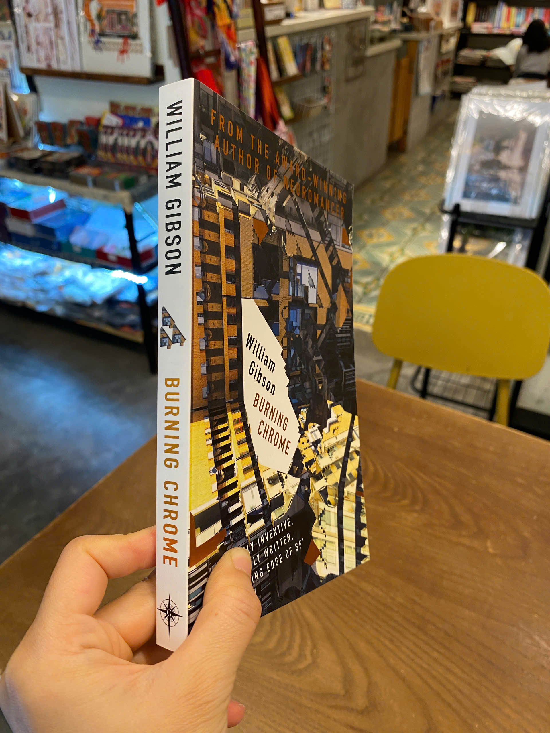 Sách - Burning Chrome by William Gibson | English Cyberpunk Book - Science Fiction Short Stories