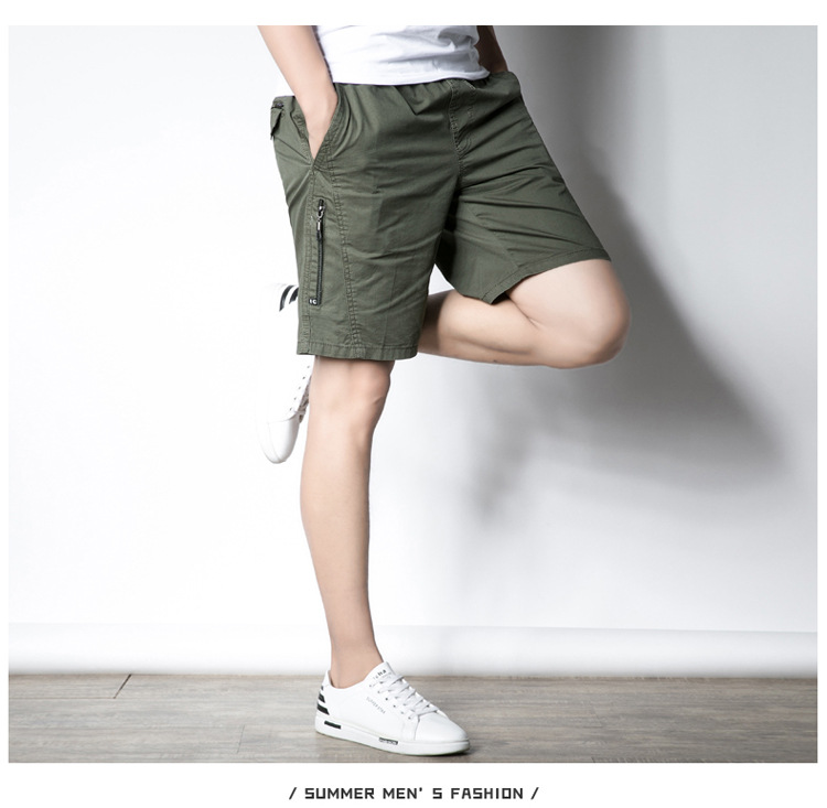 Quần short nam mùa hè quần cotton rộng rãi thời trang phong cách Hàn Quốc mã K-8997