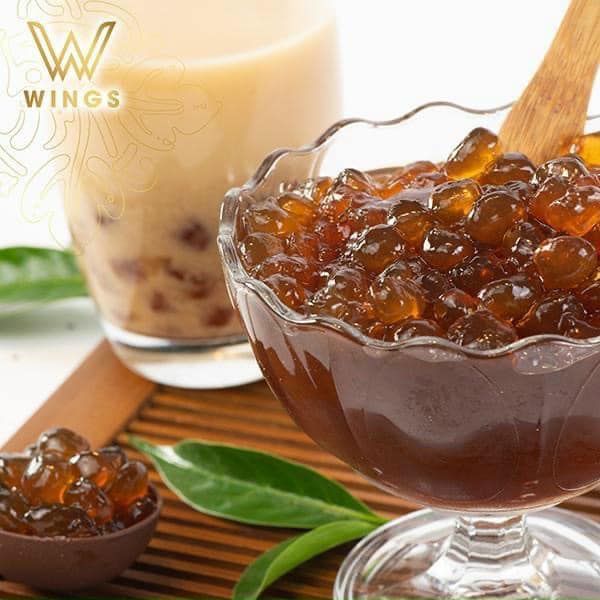 Trân Trâu Đường Đen Wings Pearls/ Thạch Đường Đen Wings Pearls/Zion Pearl - Đài Loan (Ngon, Dai Giòn Sần Sật)