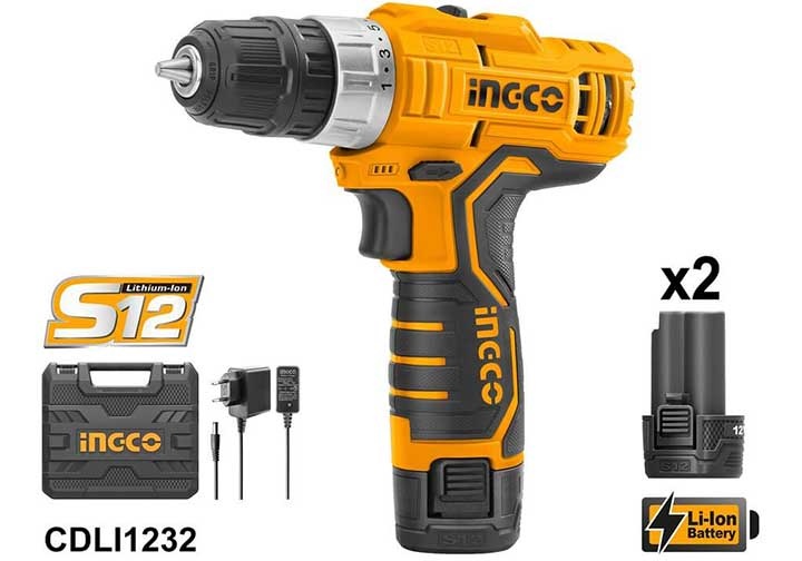 Máy khoan dùng pin Lithum-ion 12V-10mm - CDLI1232