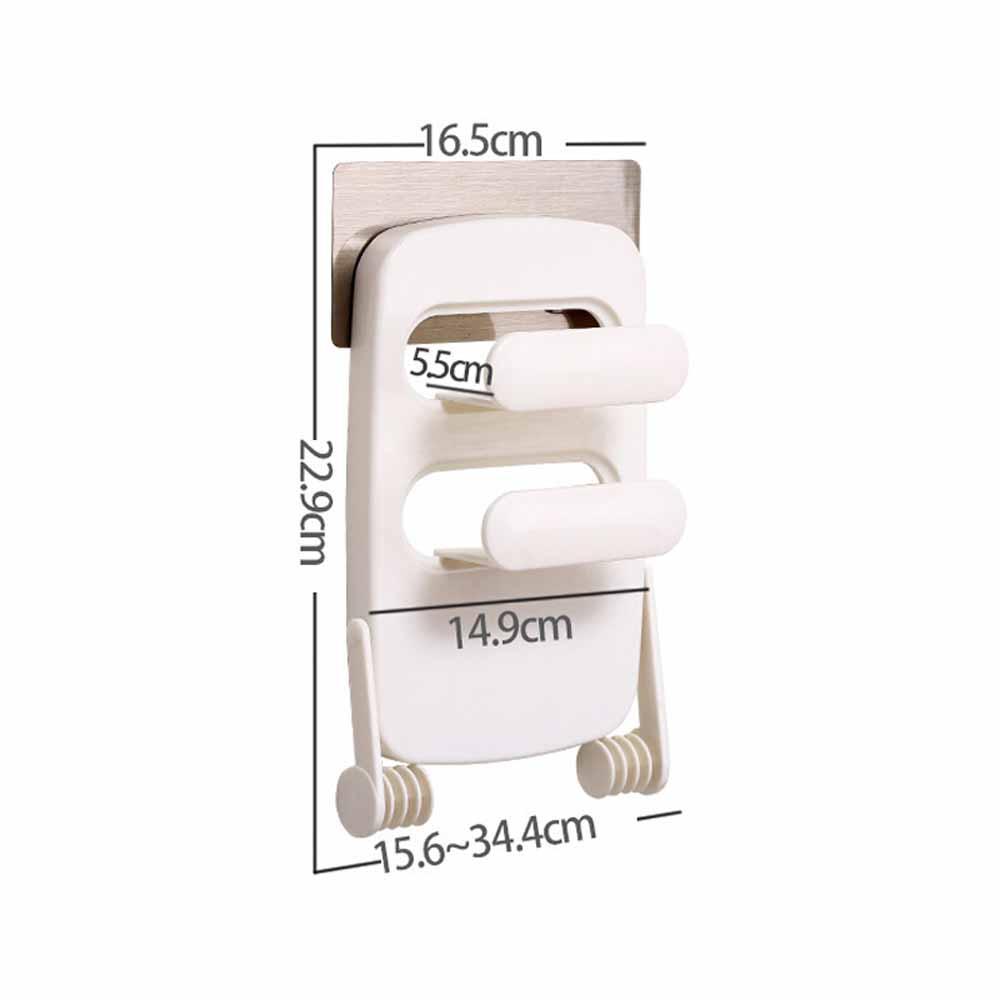 Nhà Bếp Bám Vào Bộ Phim Nước Bình Có Giá Để Đồ Đựng Khăn Giấy Phụ Kiện Nhà Bếp Cuộn Giấy Treo Lá Móc Treo Giấy Vệ Sinh