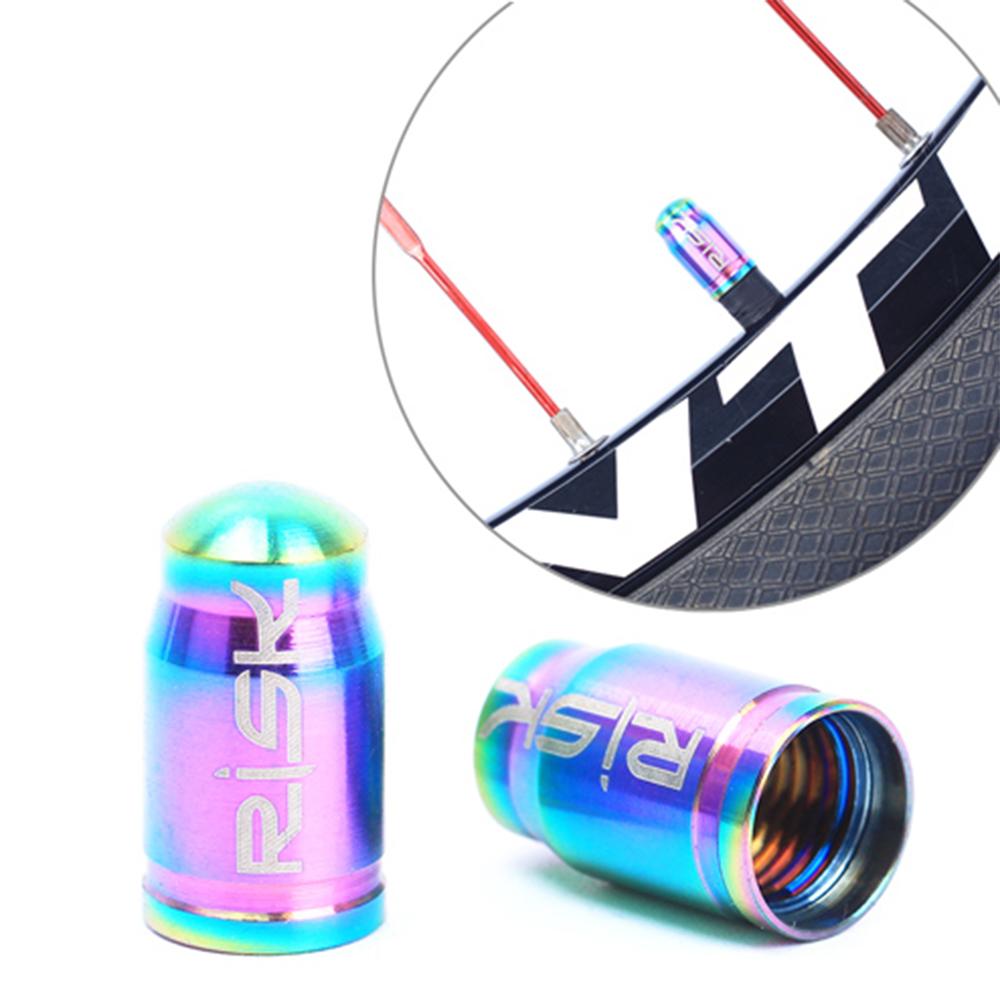 2 Nắp van Risk gia công bằng Titanium cho xe đạp
