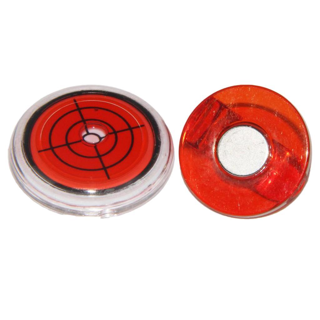 3x Sturdy And Portable Golf  Hat Clip & Ball Marker with Functional Gradienter Design