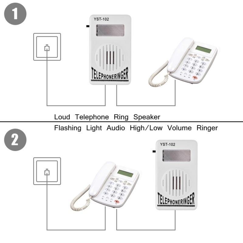 Bộ tăng âm lượng chuông  điện thoại bàn , bộ kích chuông  điện thoại cố định YST-102, JW-102