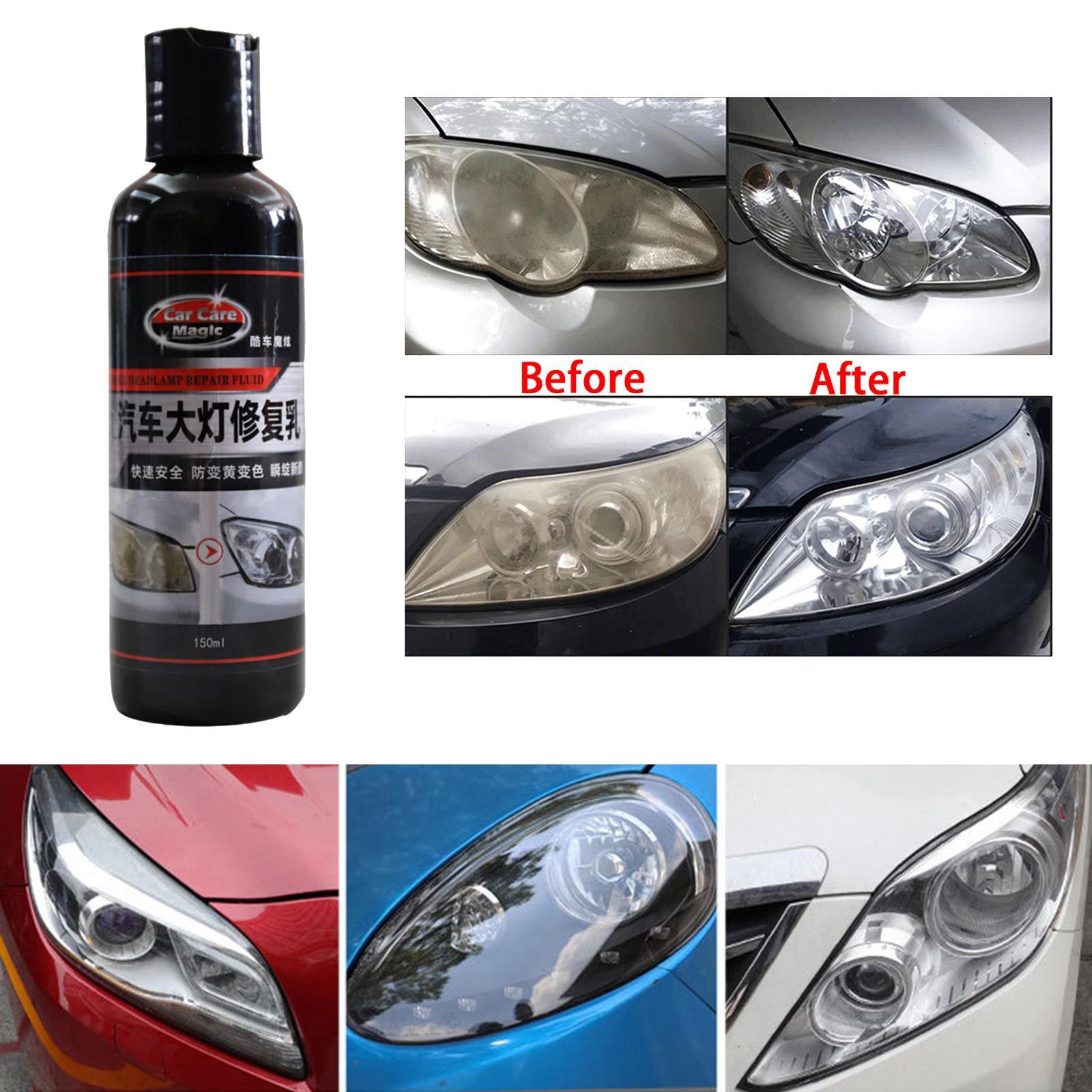 150ml Headlight Polisher Liquid, Headlight Restorer, Car Accessories Auto Headlight Restoration Headlight Renewal Headlight Polisher Restorer