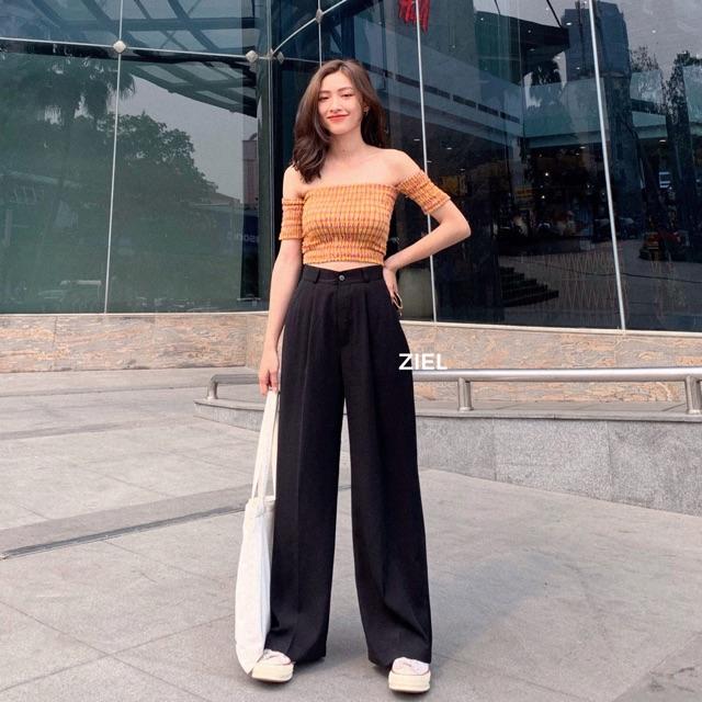 ZIEL Quần suông vải mềm nhẹ, form rũ bay tự nhiên | Rosy Pants