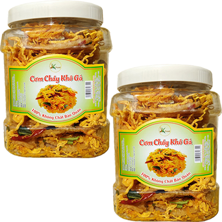 1Kg Cơm Cháy Lắc Khô Gà Giòn Ngon Hiệu SK FOOD