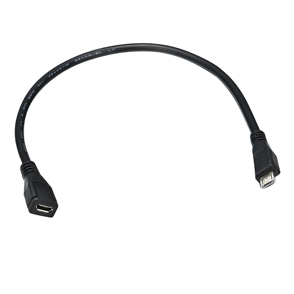 Micro USB Male to Female Extension Extender Data Sync Charging Cable Adaptor