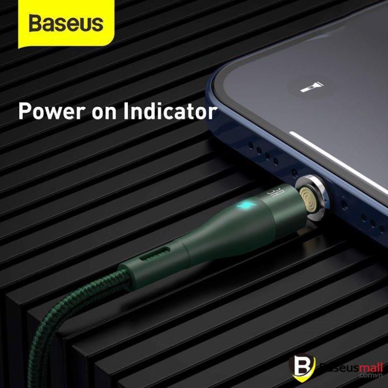 Baseus -BaseusMall VN Cáp từ hỗ trợ sạc nhanh Baseus Zinc Magnetic Gen5 Safe Fast Charging Cable (Hàng chính hãng