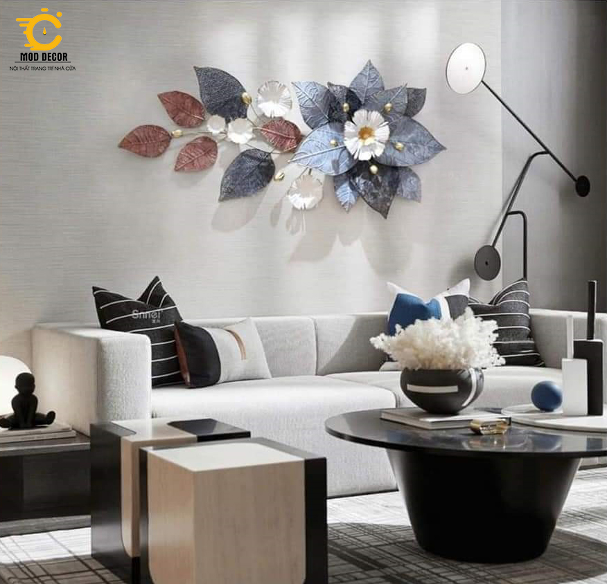 Tranh sắt treo tường trang trí MOD Decor, phong cách Bắc Âu nghệ thuật Lianzhang JJT mã 2226