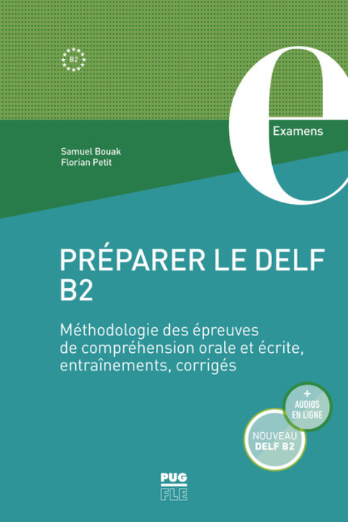 Hình ảnh Sách học tiếng Pháp: Preparer Le Delf B2 - Methodologie Des Epreuves De Comprehension Orale Et Ecrite, Entrainement, Cor