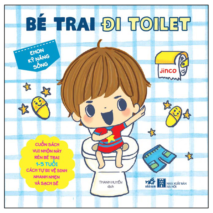 Ehon Kỹ Năng Sống - Bé Trai Đi Toilet