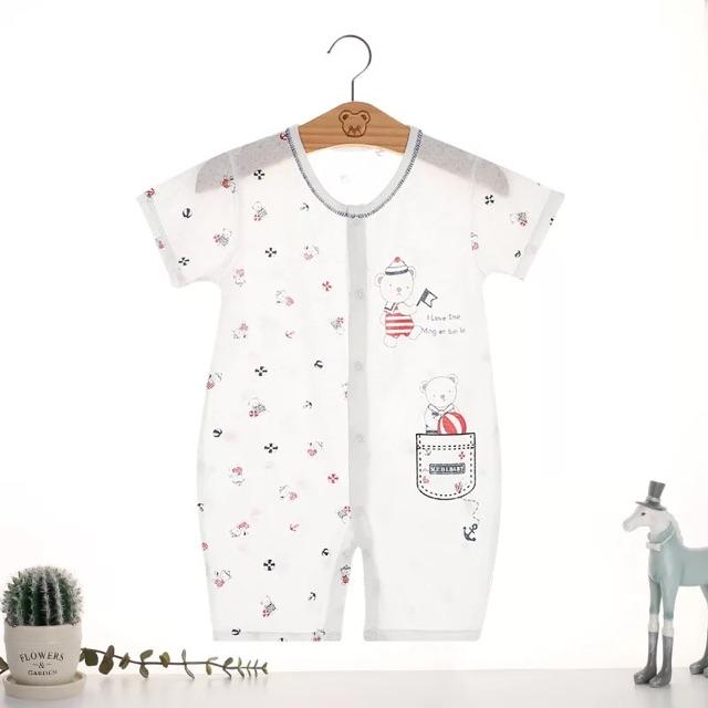 Body đùi cotton tre tự nhiên kháng khuẩn mềm mát an toàn cho bé 0-24m