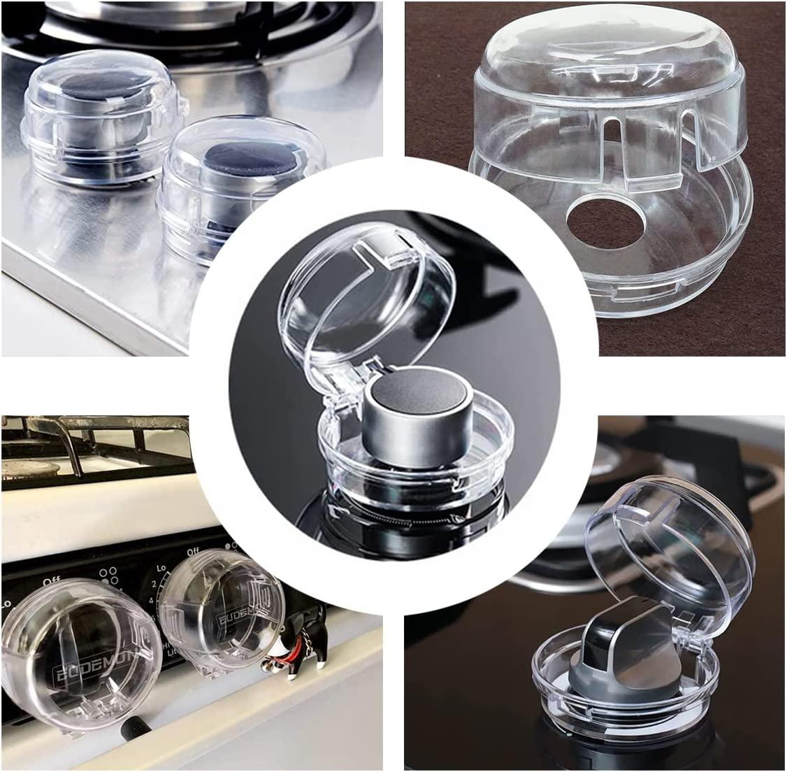 8pcccs với bếp gas, bảo vệ nắp lò nướng, khóa trong suốt của trẻ em, nút bếp để bảo vệ an toàn cho trẻ em, cho bếp gas, lò nướng