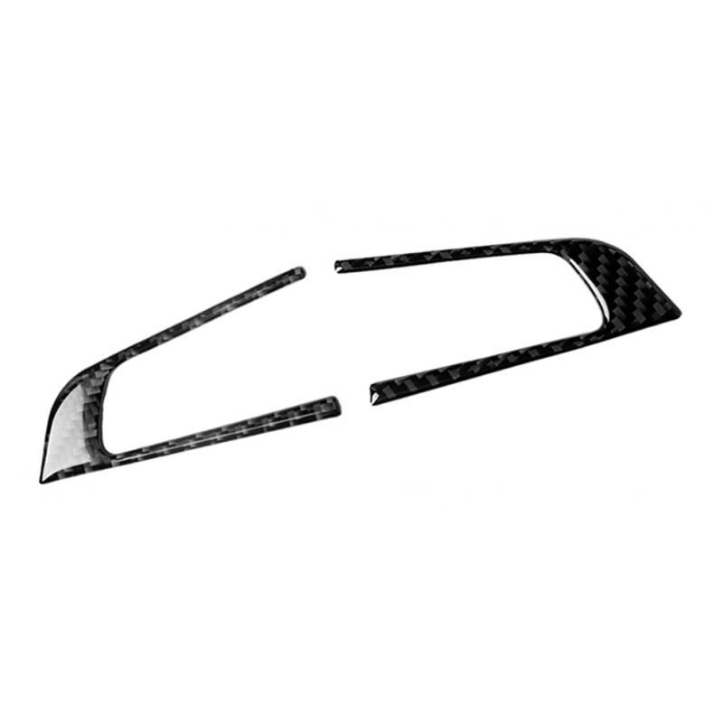 Carbon Fiber Steering Wheel Cover Case Trim Sticker for