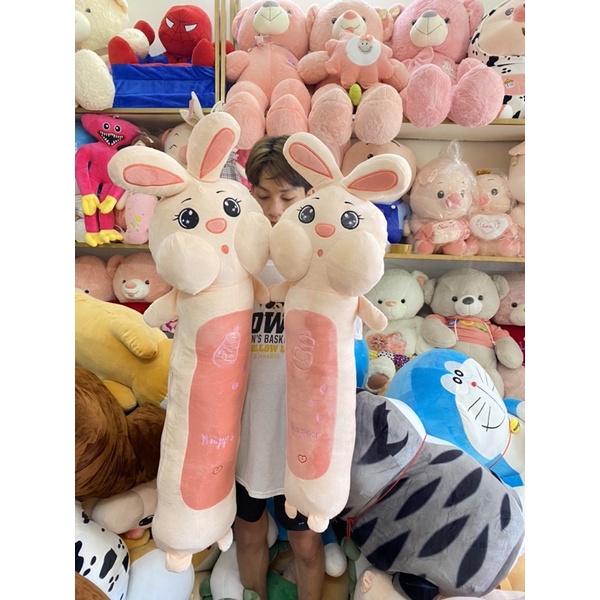 Gối ôm Thỏ, Heo bình sữa 90cm, 110cm