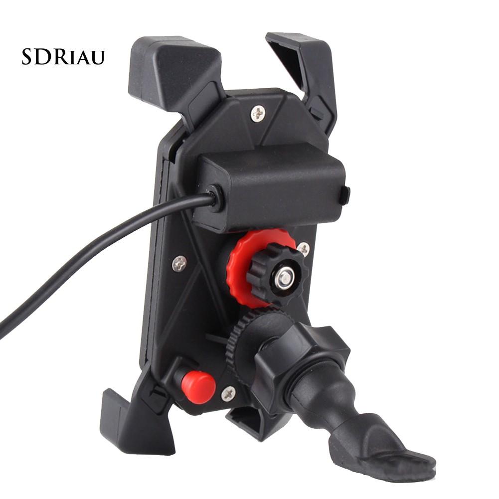 Giá đỡ sạc điện thoại cho xe mô tô
