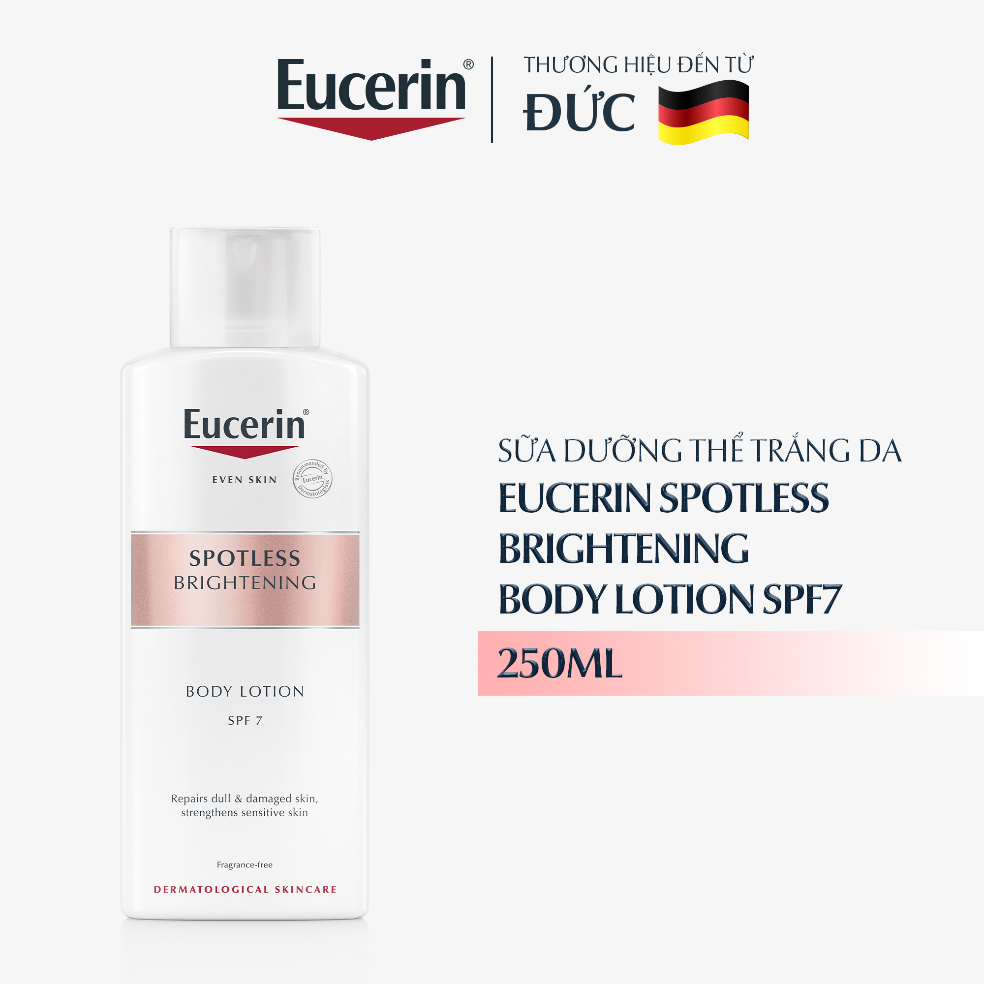 Sữa dưỡng thể sáng da Eucerin Spotless Brightening Body Lotion SPF7 250ml