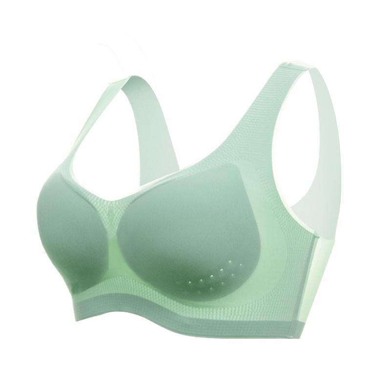 Áo ngực FallSweet không gọng có mút giúp nâng ngực thiết kế cổ V sâu size lớn M-5XL cho nữ