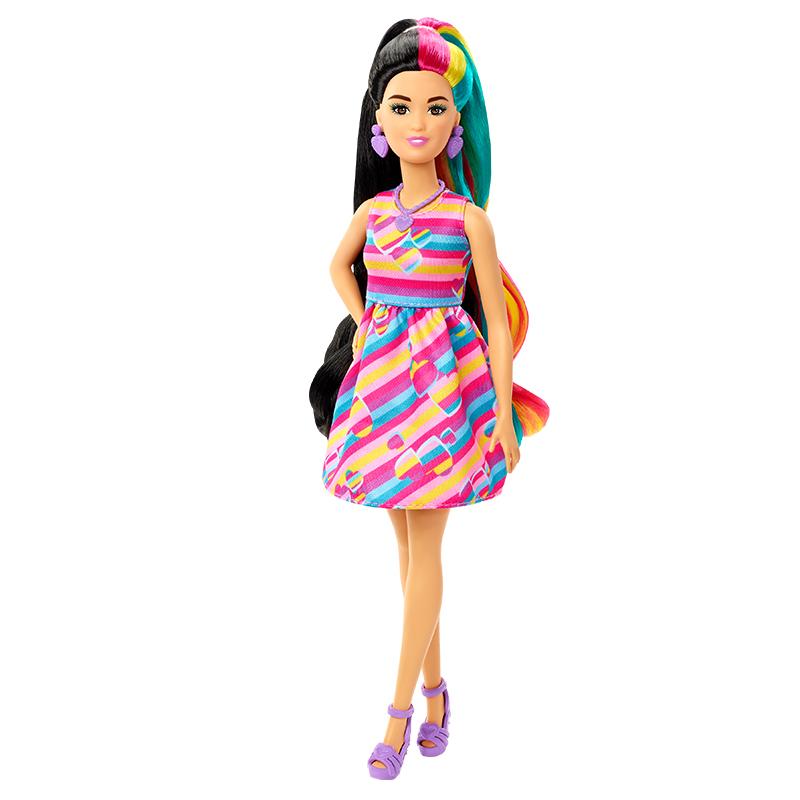 Đồ Chơi Barbie Hearts Và Mái Tóc Thời Trang Sành Điệu HCM90/HCM87