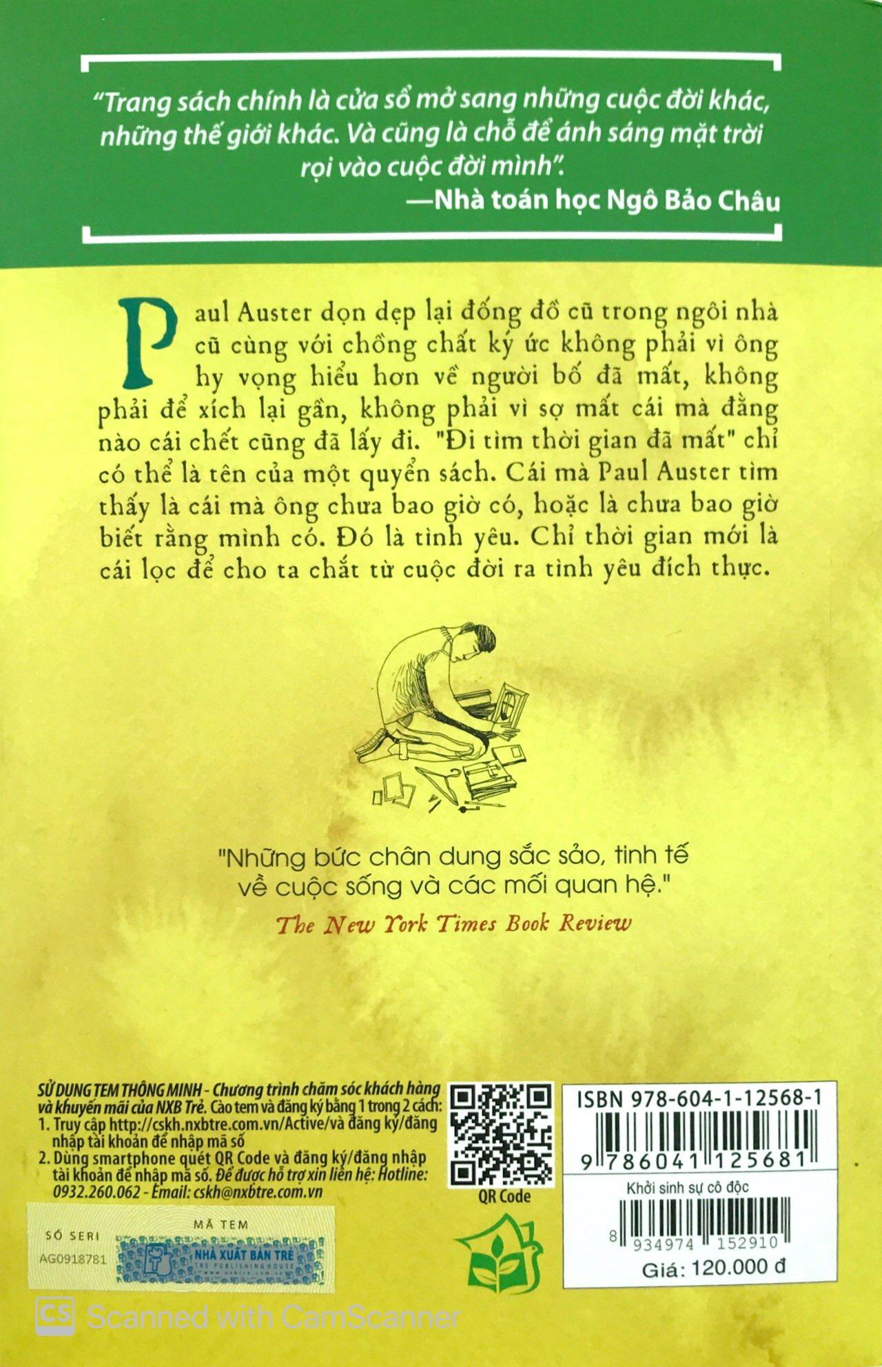 Sách Khởi Sinh Của Cô Độc (Tái Bản 2017)