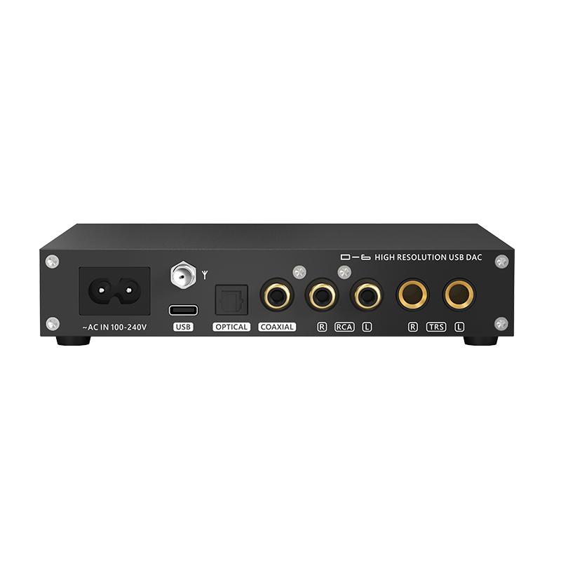 Bộ giải mã SMSL D-6 Dual Ak4493s Hỗ trợ DSD512 PCM 768kHz/32Bit D6 DAC Bluetooth 5.1 SBC/AAC/APTX/APTX HD/LDAC Có điều khiển từ xa