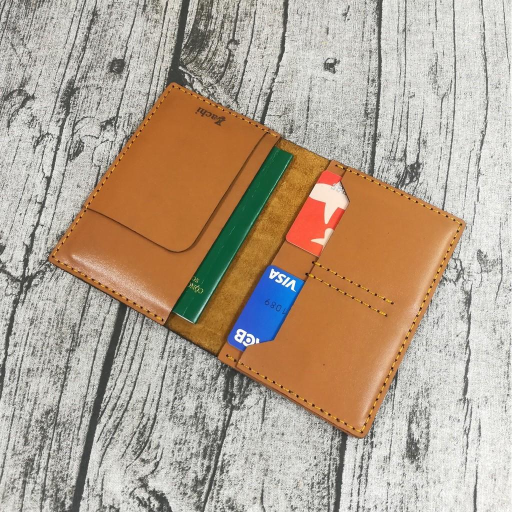 Ví đựng passport hộ chiếu da bò handmade  - Dyshop PP831