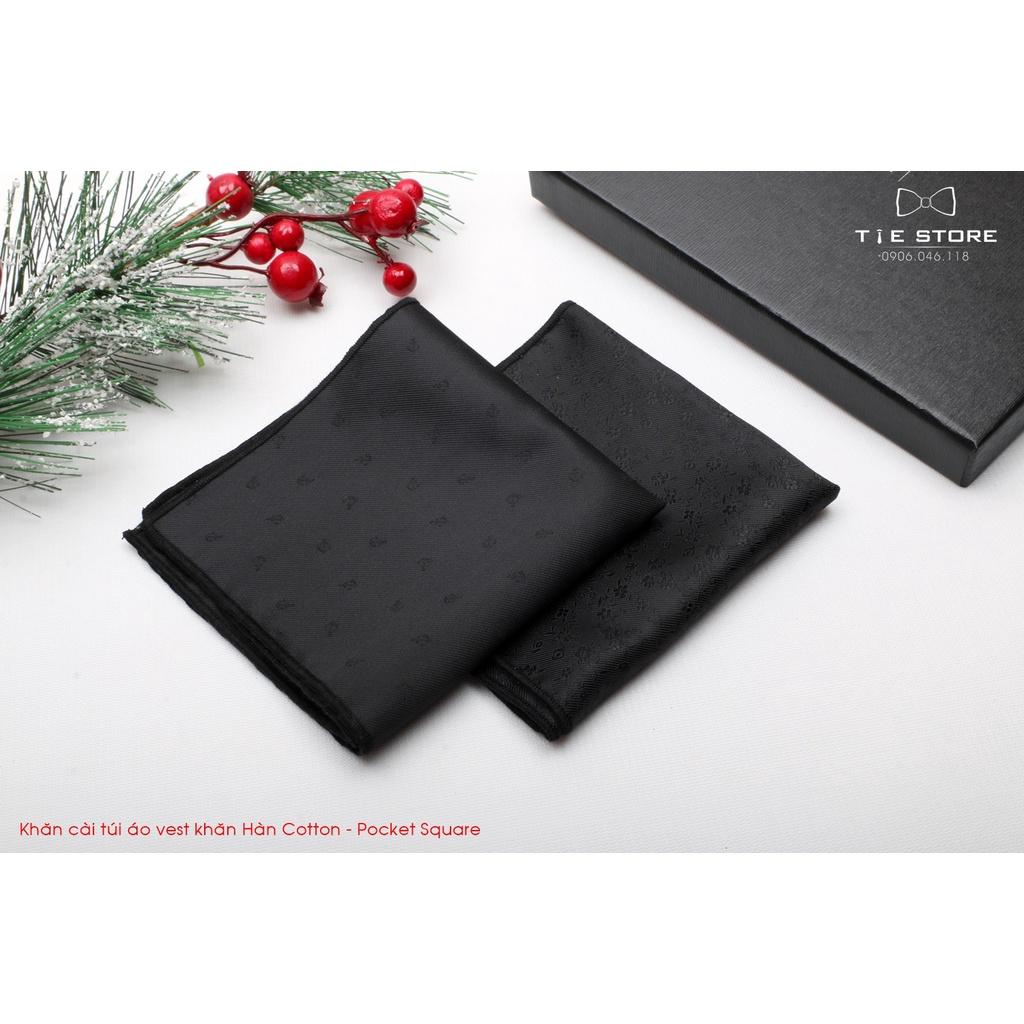 Khăn Cài Túi Áo Vest - Pocket Square, phụ kiện lịch lãm, nhiều mẫu, chấm bi