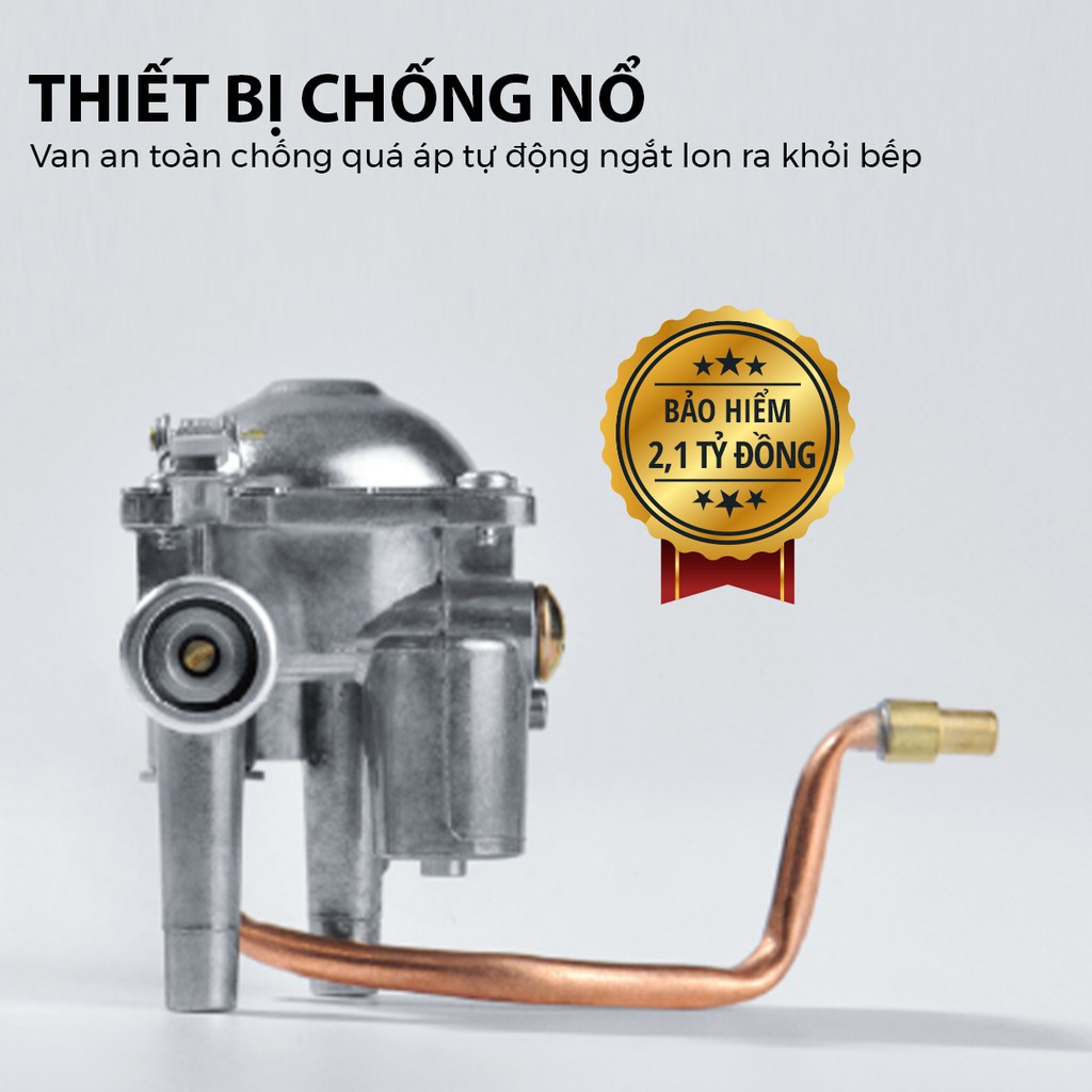 Bếp Ga Mini Cao Cấp Maxsun MS-7 - Công Suất 2900W, Sơn Tĩnh Điện, Nhôm Nhẹ Cao Cấp - Hàng Chính Hãng