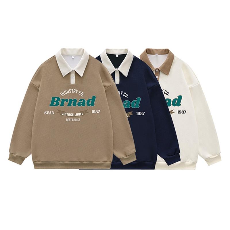 Áo Sweater Polo Nỉ Nam Nữ Unisex Dài Tay Form Rộng Phong Cách Trẻ Trung Thời Trang Zenkonu TOP NAM 245V2