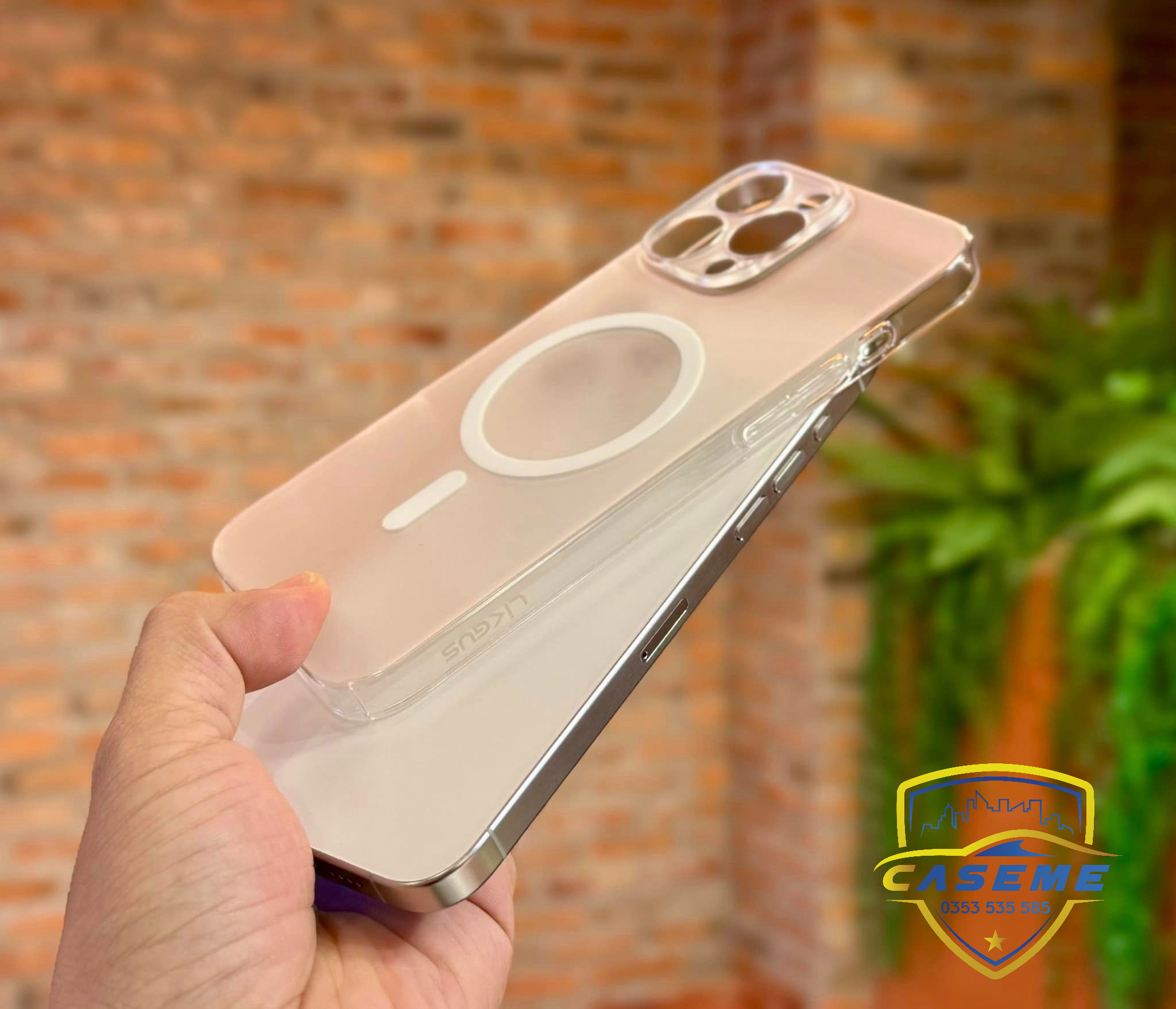 Ốp lưng dành cho iPhone 16 Pro Max, iPhone 16 Pro, iPhone 16 Plus, iPhone 16 hiệu LIKGUS PC cứng mỏng bảo vệ camera, hỗ trợ sạc không dây, không ố, chống vân tay, chống sốc cao cấp - Hàng chính hãng. 