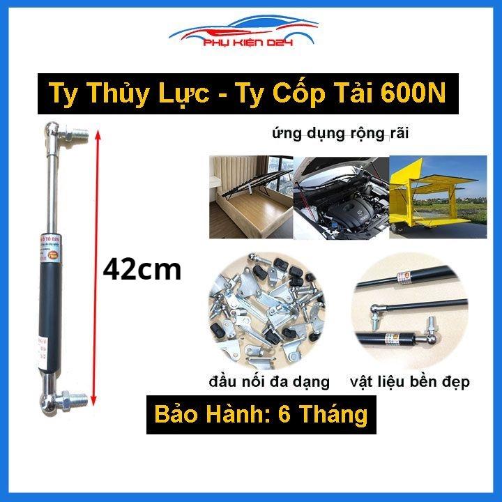 Ty thủy lực, tay nâng thanh chống cửa ty công nghiệp chịu lực 600N-60kg dài 42cm (giá/1chiếc)