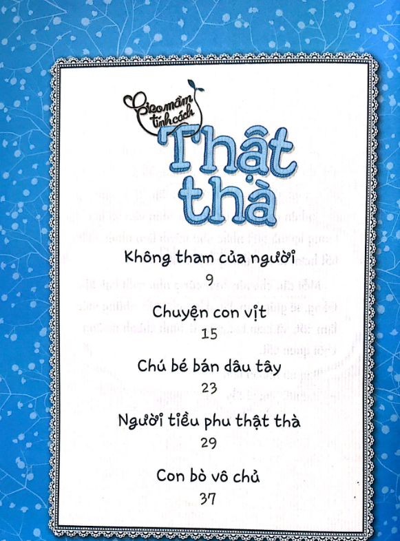 Gieo Mầm Tính Cách - Thật Thà (Tái Bản)