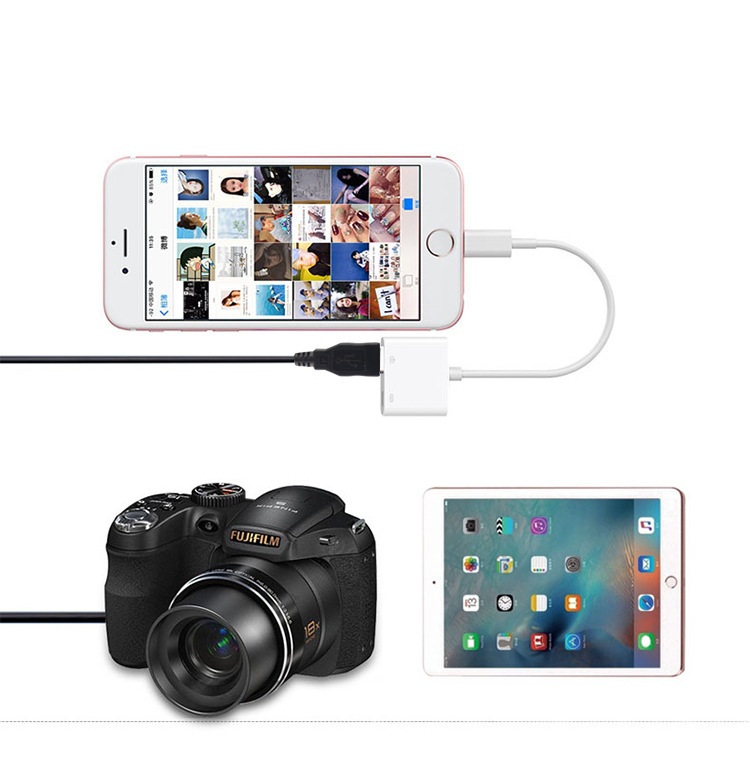 Cáp Chuyển Đổi Lightning to USB 3 Camera Reader AZONE