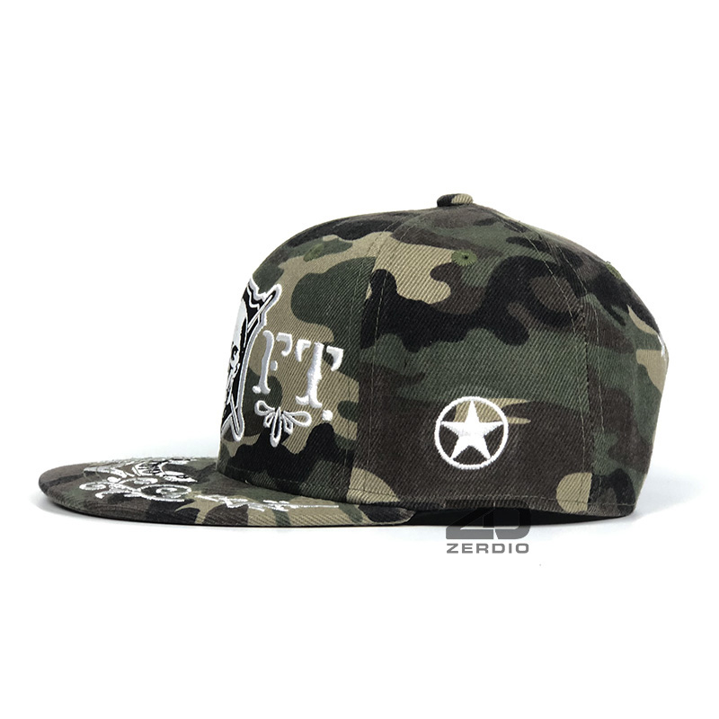 Mũ snapback, Nón hiphop rằn ri cao cấp cho cả nam và nữ