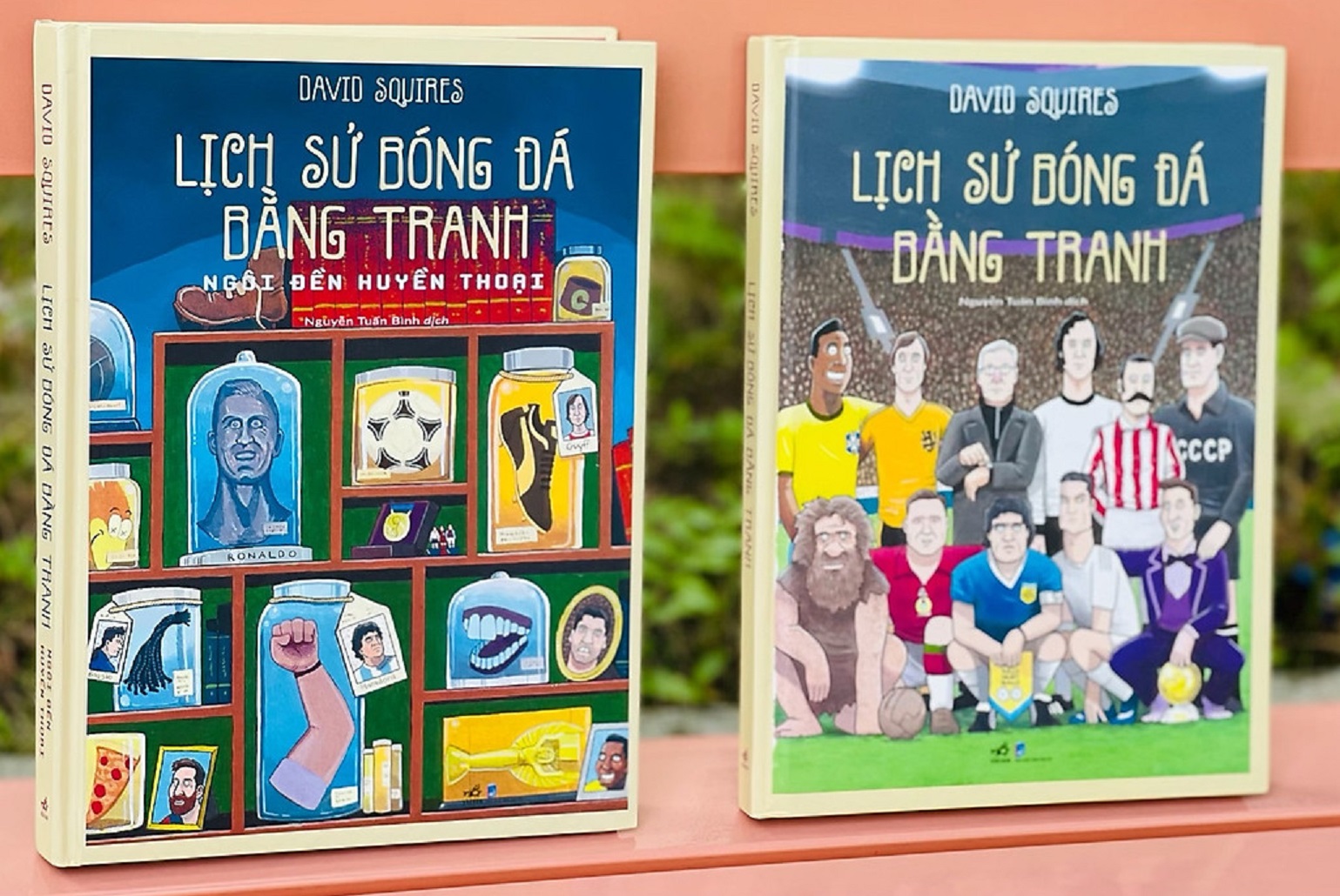 Combo Trọn bộ Lịch sử bóng đá bằng tranh - 2 cuốn