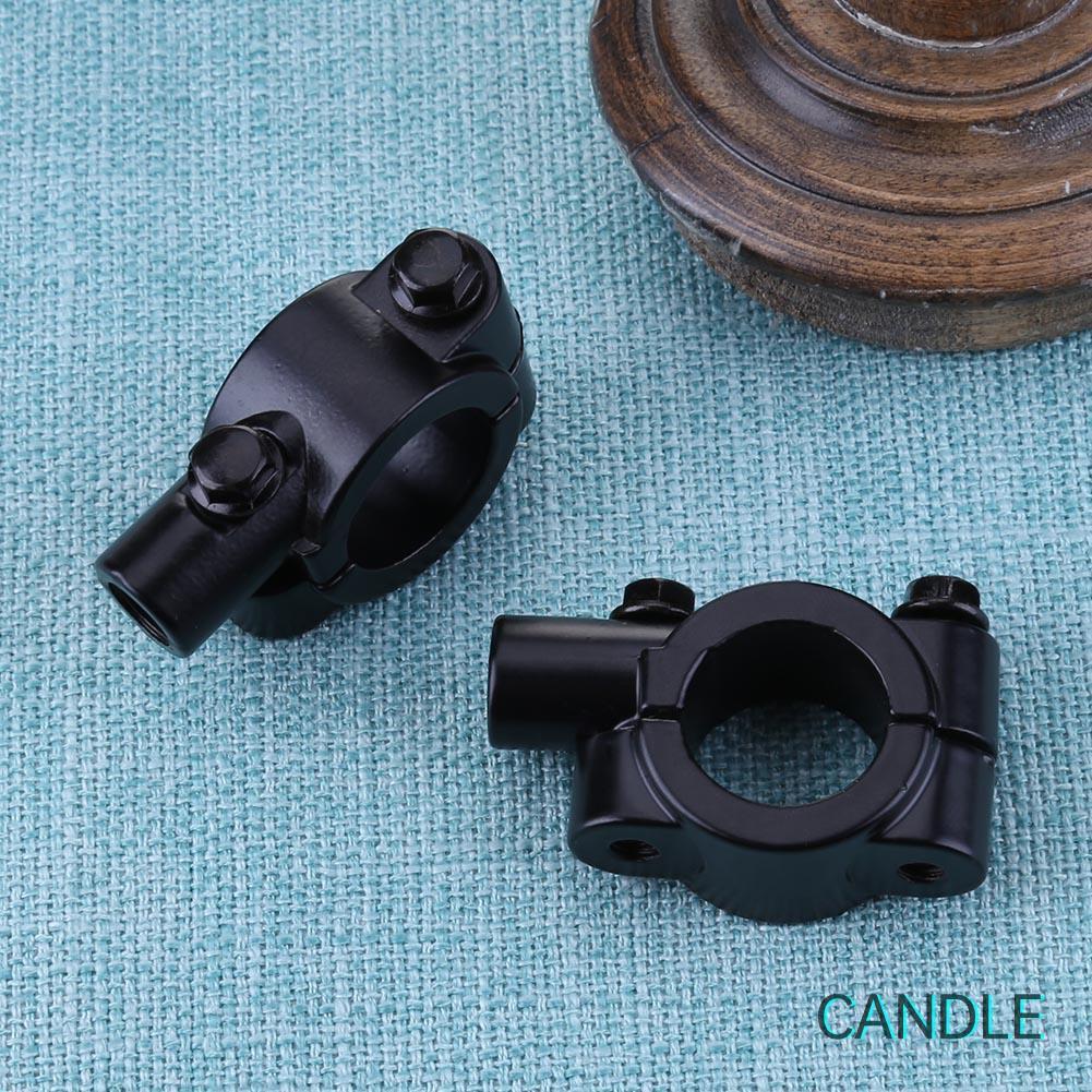 Set 2 Giá Đỡ Gương Chiếu Hậu 22mm Bằng Kim Loại Cho Xe Mô Tô