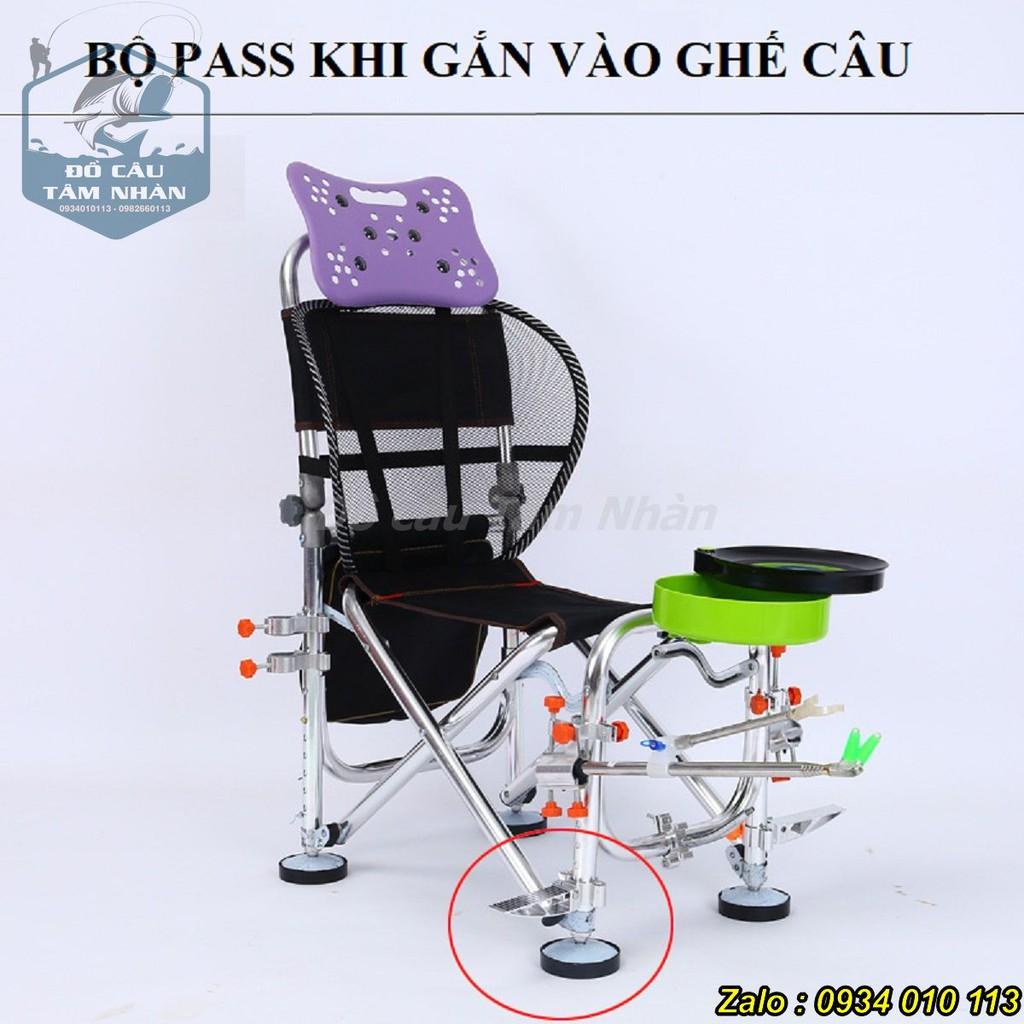 Bộ pass gác chân gắn ghế câu đài